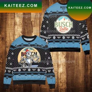 Jack Skellington Busch Latte Beer Unisex Ugly Sweater