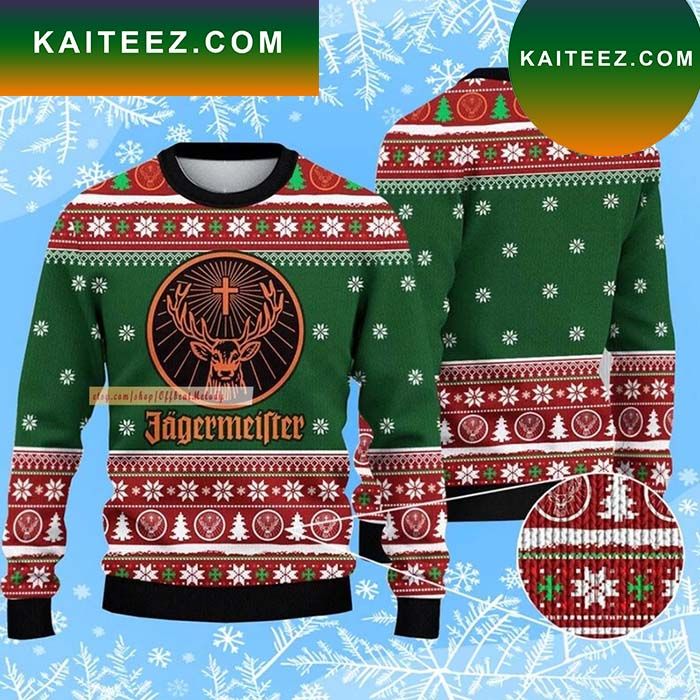 Jagermeister Ugly Christmas Sweater Jagermeister Ugly Christmas Sweater