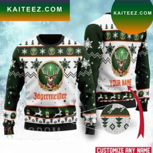 Jagermeister Ugly Knitted Ugly Christmas Sweater