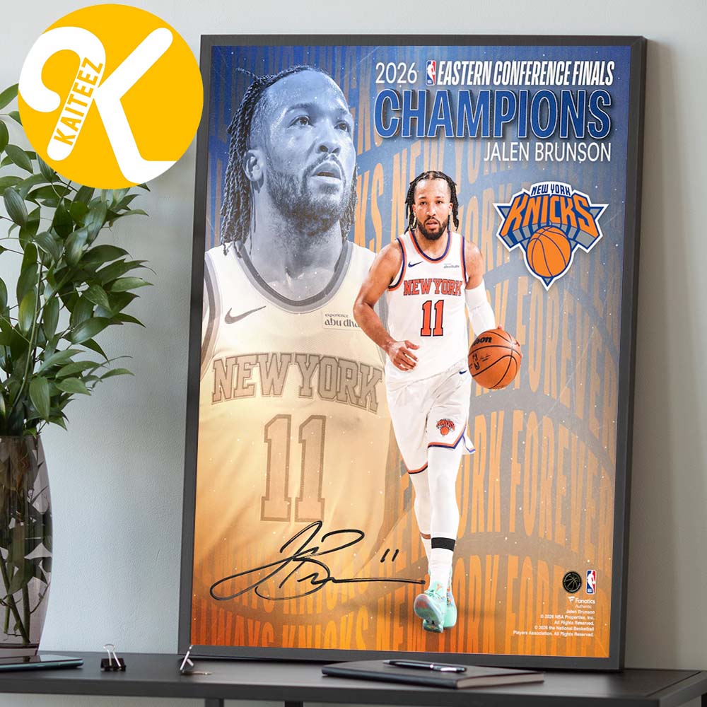 Jalen Brunson New York Knicks Eastern Conference NBA 2025 2026 Finals Champions Collage Photograph Home Decor Poster Canvas Jalen Brunson New York Knicks Eastern Conference NBA 2025 2026 Finals Champions Collage Photograph Home Decor Poster Canvas