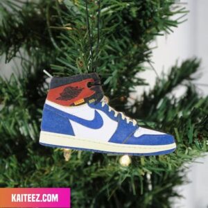 Jordan 1 Retro High Union Los Angeles Blue Toe Sneaker Ornament