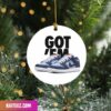 Jordan 1 Retro High Union Los Angeles Blue Toe Sneaker Ornament