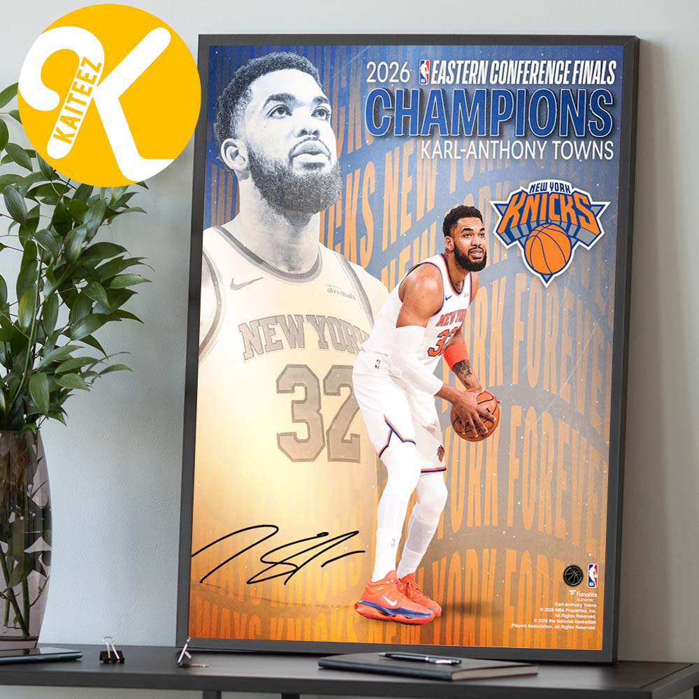Karl-Anthony Towns New York Knicks Eastern Conference NBA 2025 2026 Finals Champions Collage Photograph Home Decor Poster Canvas Karl-Anthony Towns New York Knicks Eastern Conference NBA 2025 2026 Finals Champions Collage Photograph Home Decor Poster Canvas