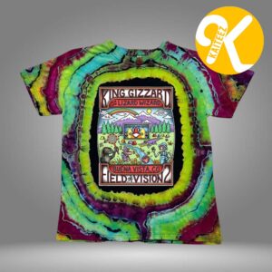 King Gizzard And The Lizard Wizard At Field Of Vision 2 In Buena Vista CO On August 14 16 2026 Tie Dye Shirt