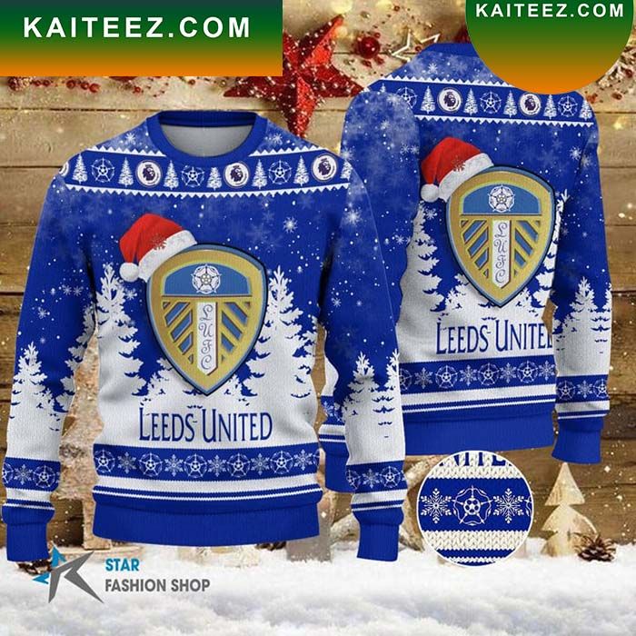 Leeds United Christmas Ugly Sweater Leeds United Christmas Ugly Sweater