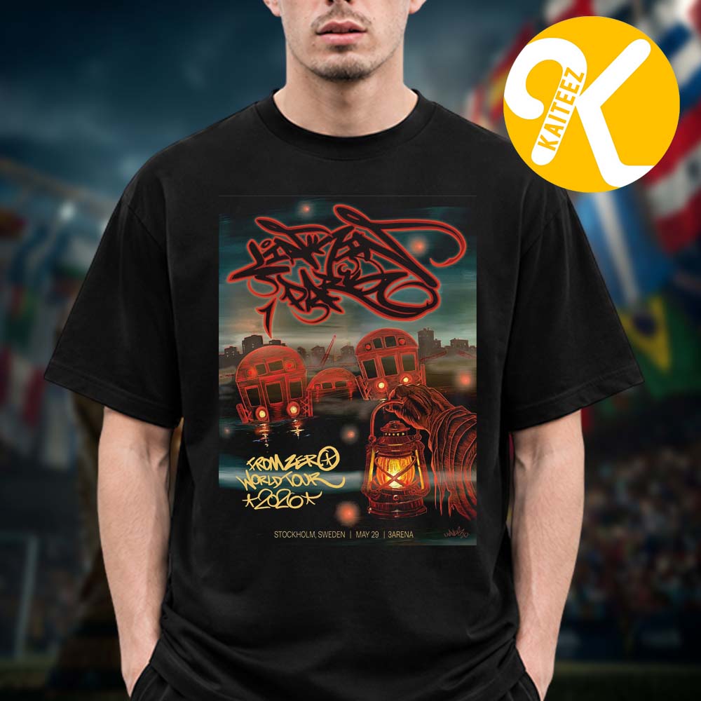 Linkin Park From Zero World Tour 2026 At 3Arena In Stockholm Sweden On May 29th 2026 Unisex T-Shirt Linkin Park From Zero World Tour 2026 At 3Arena In Stockholm Sweden On May 29th 2026 Unisex T-Shirt