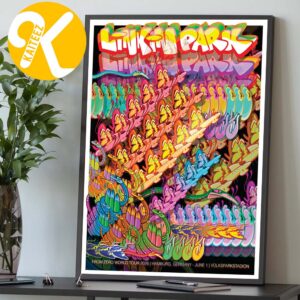Linkin Park From Zero World Tour 2026 Night 1 At Volksparkstadion In Hamburg Germany On June 1st 2026 Home Decor Poster Canvas