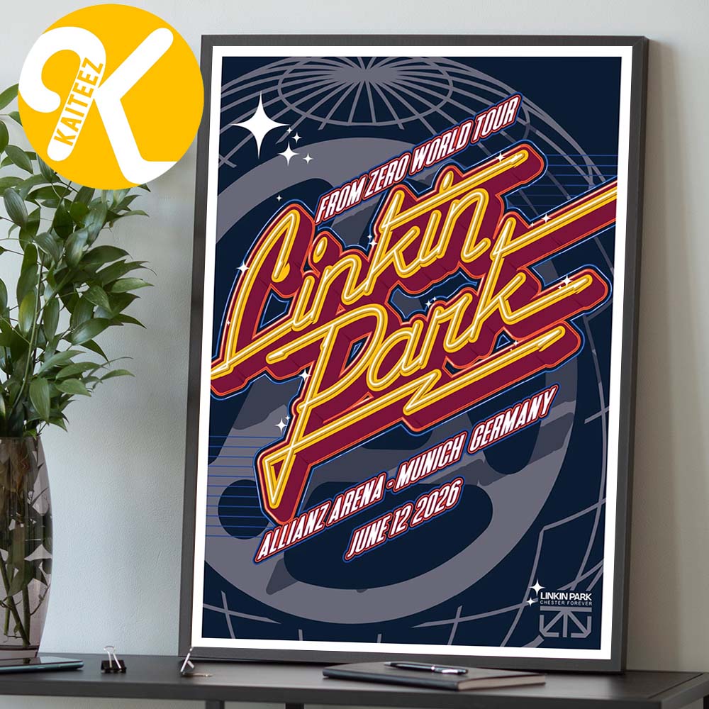 Linkin Park From Zero World Tour 2026 Night 2 At Allianz Arena In Munich Germany On June 12th 2026 Home Decor Poster Canvas Linkin Park From Zero World Tour 2026 Night 2 At Allianz Arena In Munich Germany On June 12th 2026 Home Decor Poster Canvas