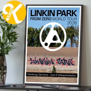 Linkin Park From Zero World Tour 2026 Night 2 At Volksparkstadion In Hamburg Germany On June 3rd 2026 Home Decor Poster Canvas