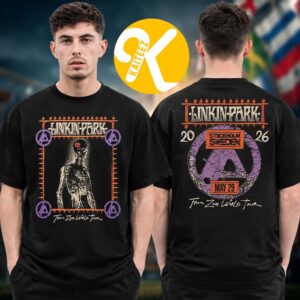 Linkin Park Stockholm Event Tee From Zero World Tour 2026 At 3Arena In Stockholm Sweden On May 29 2026 Two Sided Unisex T-Shirt