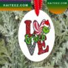 Los Angeles Rams NFL Custom Name Grinch Candy Cane Grinch Decorations Outdoor Ornament