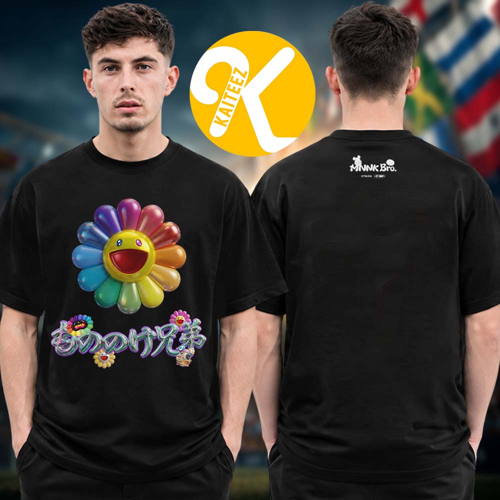 MNNK Bro Exclusive Collection Takashi Murakami x JP THE WAVY Two Sided Unisex T-Shirt MNNK Bro Exclusive Collection Takashi Murakami x JP THE WAVY Two Sided Unisex T-Shirt