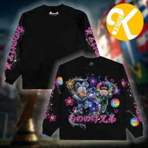 MNNK Bro Exclusive Collection Takashi Murakami x JP THE WAVY Unisex Long Sleeve Shirt