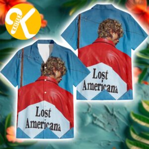 Machine Gun Kelly MGK Lost Americana Tour Cover Photo Summer Hawaiian Shirt