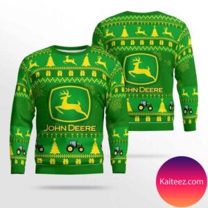Merry Christmas John Deere Christmas Ugly Sweater