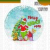 Merry Christmas The Custom Name Family Grinch Christmas Ornament