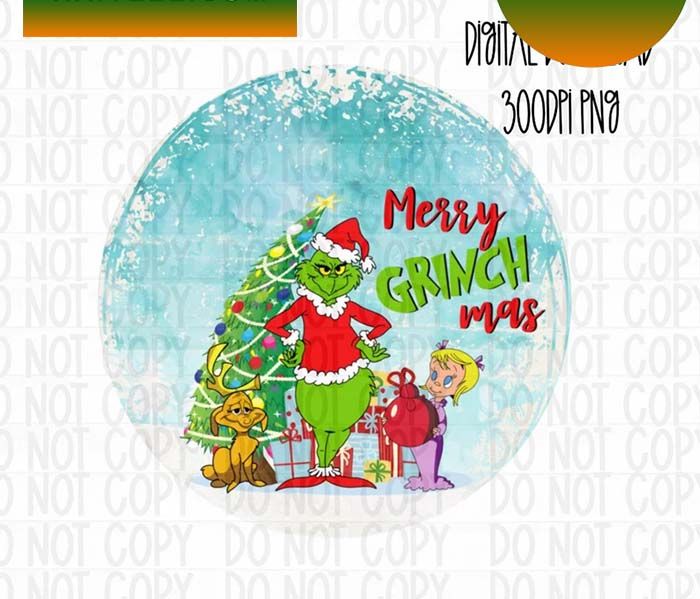 Merry Grinch Mas Christmas Grinch Christmas Ornament Merry Grinch Mas Christmas Grinch Christmas Ornament