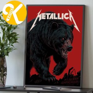 Metallica M72 Berlin Poster Show At Olympiastadion In Berlin DE On May 30 2026 Home Decor Poster Canvas