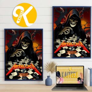 Metallica M72 Frankfurt Pop Up Shop Limited Art Edition By Vance Kelly At Deutsche Bank Park In Frankfurt DE On May 22 24 2026 Master Of Pieces Home Decor Poster Canvas
