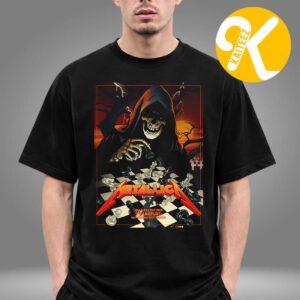 Metallica M72 Frankfurt Pop Up Shop Limited Art Edition By Vance Kelly At Deutsche Bank Park In Frankfurt DE On May 22 24 2026 Master Of Pieces Unisex T-Shirt