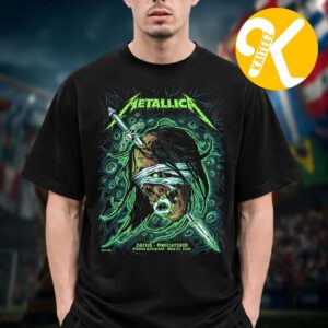 Metallica M72 Zurich Pop Up Shop Limited Editon Poster Art By Mark Richards At Stadion Letzigrund In Zurich Switzerland On May 27 2026 Unisex T-Shirt