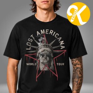 Michael Gun Kelly MGK Merch Lost Americana Tour 2026 Statue Of Liberty Unisex T-Shirt