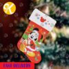 Mickey Mouse Smilling Santa Personalized Christmas Stocking Mickey Mouse Smilling Santa Personalized Christmas Stocking