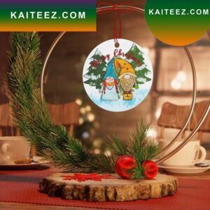 More Christmas Gnomes Metal Gnome Christmas Ornament