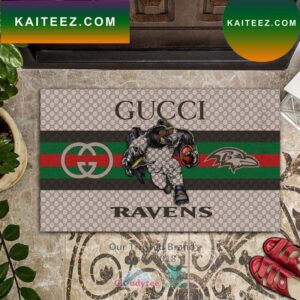 NFL Baltimore Ravens Gucci Doormat