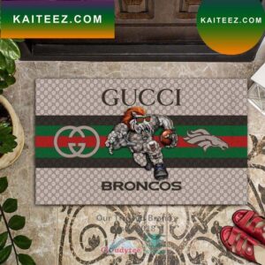 NFL Denver Broncos Gucci Doormat