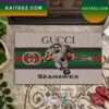 NFL Steelers vs Cardinals Gucci Mickey Minnie Mouse Disney Doormat