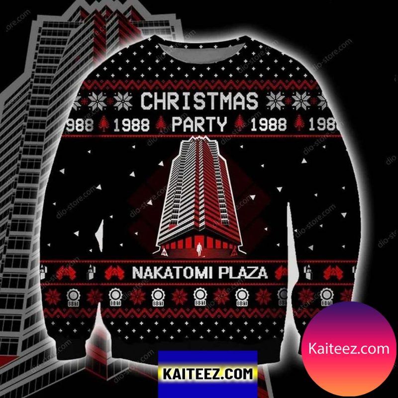 Nakatomi Plaza Christmas Ugly Sweater Nakatomi Plaza Christmas Ugly Sweater