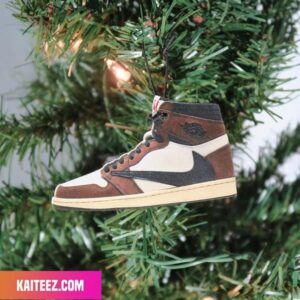 Nike Jordan 1 High Travis Scott Christmas Sneaker Ornament
