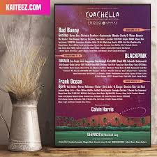Official Coachella Lineup 2023 Home Decorations Poster-Canvas Official Coachella Lineup 2023 Home Decorations Poster-Canvas