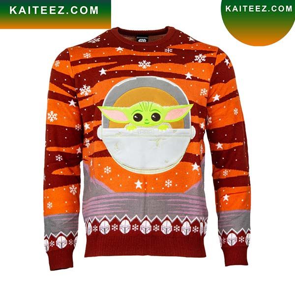 Official Star Wars The Mandalorian The Child Baby Yoda Star Wars Christmas Ugly Sweater Official Star Wars The Mandalorian The Child Baby Yoda Star Wars Christmas Ugly Sweater