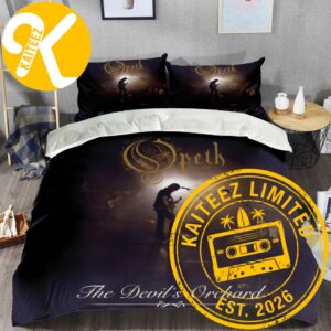 Opeth The Devil’s Orchard Live At Rock Hard Festival 2009 Album Cover Bedding Set