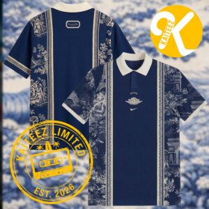 PSG x NIKE x DIOR Special Edition Parisian Heritage By Aki Polo Shirt