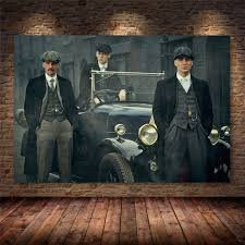 Peaky Blinders Tommy Shelby Home Decor Poster Canvas