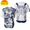 Personalized Dallas Cowboys Pattern Logo Blue And White Baseball Jersey Personalized Dallas Cowboys Pattern Logo Blue And White Baseball Jersey