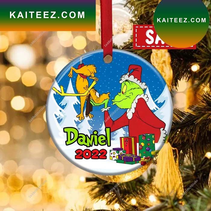 Personalized Grinch Ornament Grinch Christmas Ornament Personalized Grinch Ornament Grinch Christmas Ornament