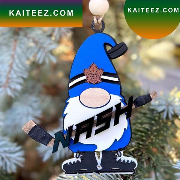 Personalized Hockey Gnome Ornament Personalized Hockey Gnome Ornament