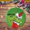 Personlized The Grinch Ew Christmas Grinch Decorations Outdoor Ornament