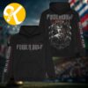 Powerwolf Merch Sermon Of Swords Zip Up Hoodie Shirt
