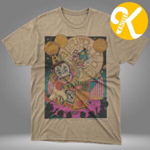Primus The Clay Pool Gold Tour 2026 Limited Edition Poster At Marymore Live In Redmond WA On May 23 2026 Sand Unisex T-Shirt