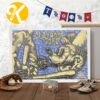 Primus The Clay Pool Gold Tour 2026 Exclusive Vip Poster Space Gold Rush Home Decor Poster Canvas