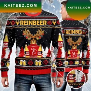 Reinbeer Beer Lovers Christmas Gift Ugly Christmas Sweater