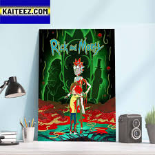 Rick and Morty Season 7 Official Poster Art Decor Poster Canvas