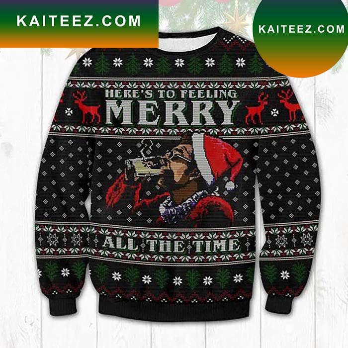 Seinfield Beer Drinking Ugly Christmas Sweater Seinfield Beer Drinking Ugly Christmas Sweater