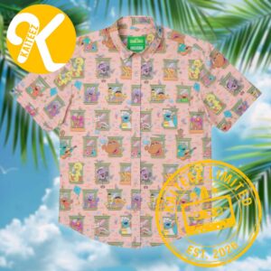 Sesame Street Welcome To The Neighborhood RSVLTS Collection Summer Hawaiian Shirt