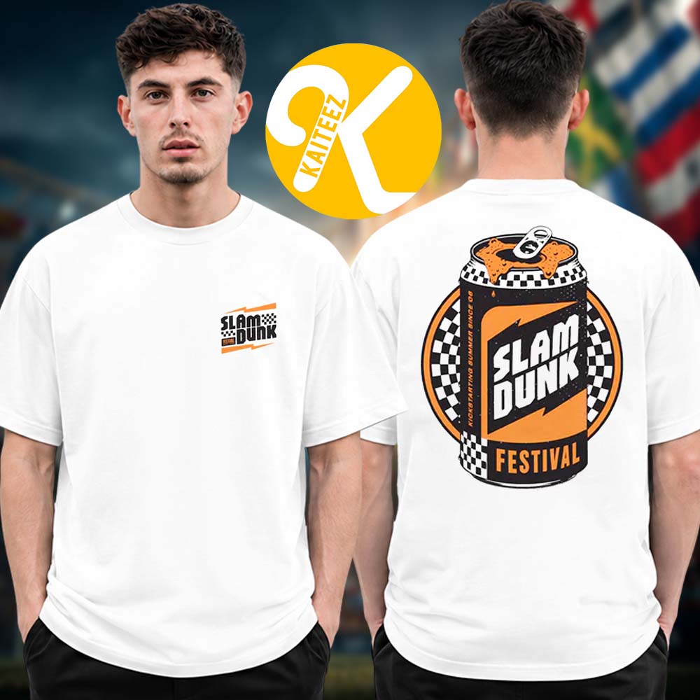 Slam Dunk Festival 2026 Kickstart White Two Sided Unisex T-Shirt Slam Dunk Festival 2026 Kickstart White Two Sided Unisex T-Shirt